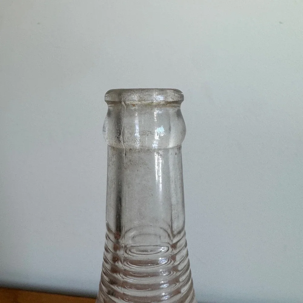 Vintage Double Cola Soda‎ Bottle Mighty Flavor Carbondale Illinois Glass 12oz